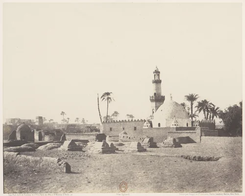 Souâdj, Cimetière Musulman et Tombeau de Mouràd-Bey by Félix Teynard, photograph, 1851-1852