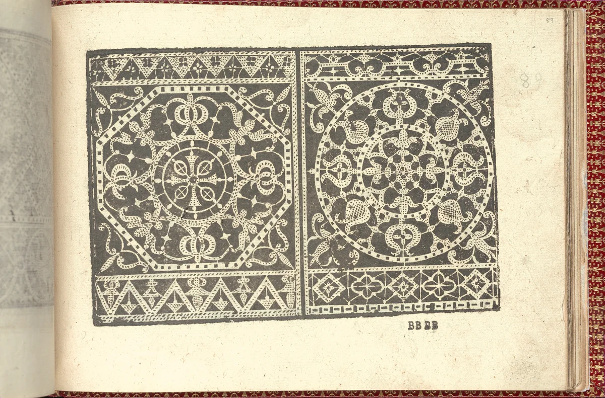 Corona delle Nobili et Virtuose Donne: Libro I-IV, page 89 (recto) by Cesare Vecellio, book, 1601