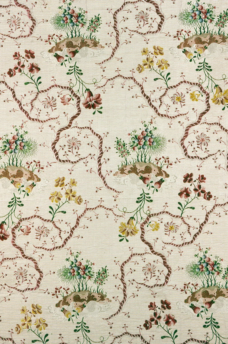 Panel by Possibly England, textile, 1825-1845