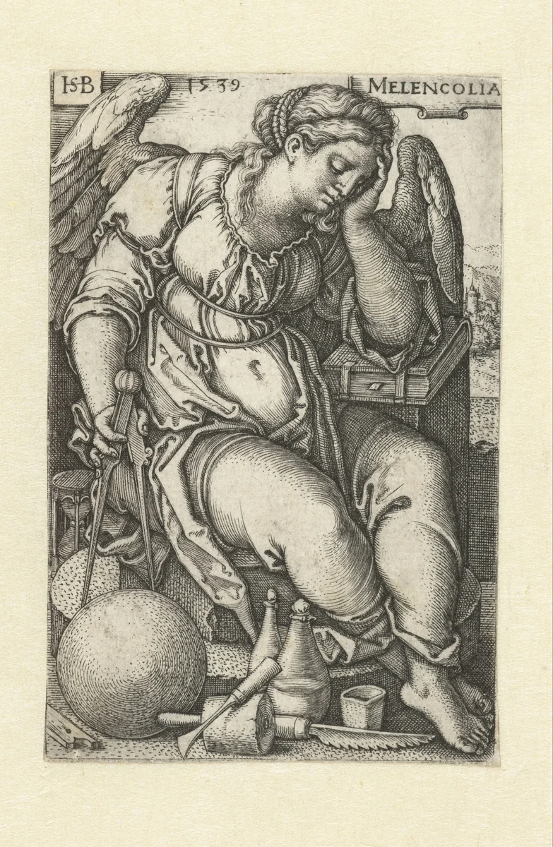 Melancholie by Unknown, print, 1539