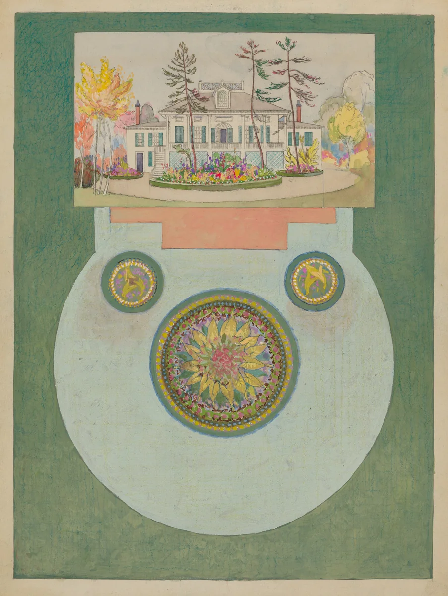 Ingraham Residence by William Merklin, index of american design, 1936