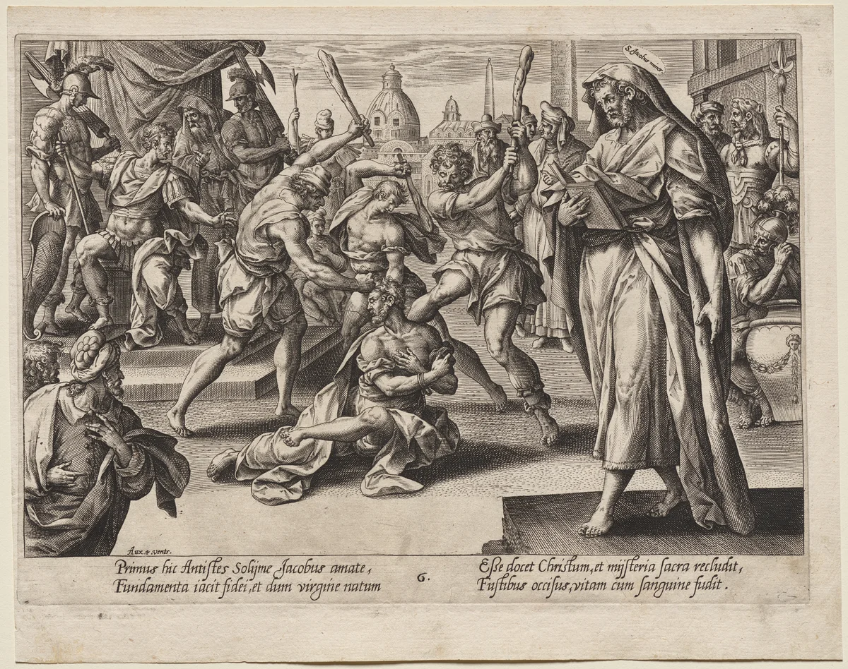 St. James the Less by Hendrick Goltzius, print, 1573-1583