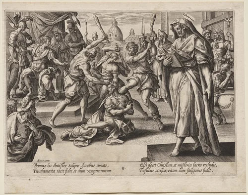 St. James the Less by Hendrick Goltzius, print, 1573-1583