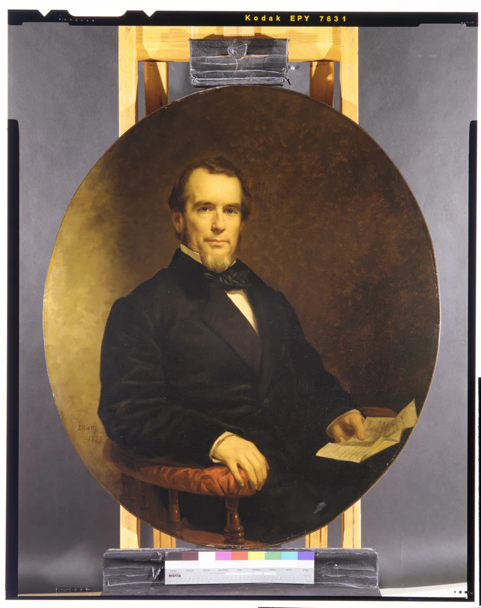 Andrew Varick Stout by Charles Loring Elliott, artwork, 1859