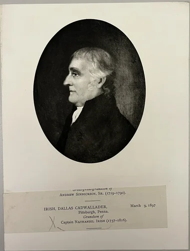Dallas Cadwallader Irish by Artist Unknown, other, 1800-1899