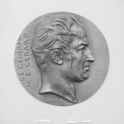 Maurice Etienne Comte de Gerard, (1773–1852), Marshal of France by Pierre-Jean David d'Angers, metalwork, 1830
