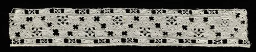 Needlepoint (Cutwork) Lace Insertion by Unknown, textile, 1500-1599