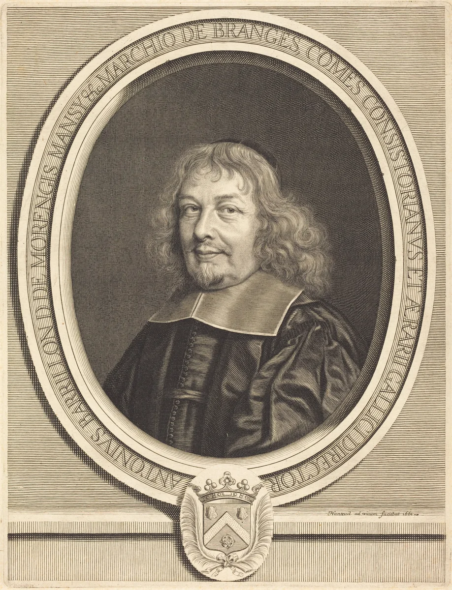 Antoine Barillon by Robert Nanteuil, print, 1661