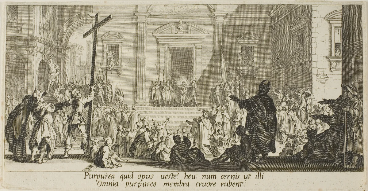Ecce Homo by Jacques Callot, print, 1612-1635