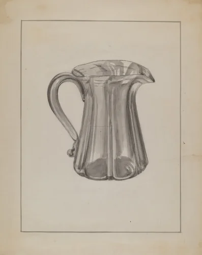Pitcher by Marcus Moran, index of american design, 1936