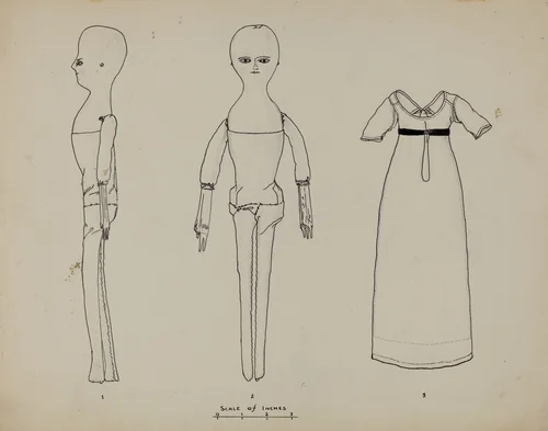 Doll by Francis Law Durand, index of american design, 1939