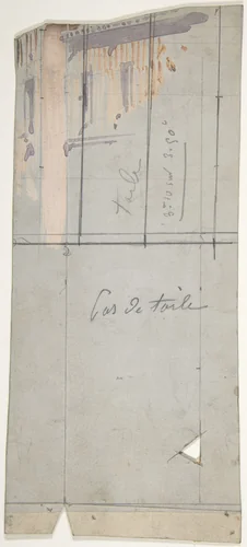 Design for a Stage Set at the Opéra, Paris by Eugène Cicéri, drawing, 1830-1890