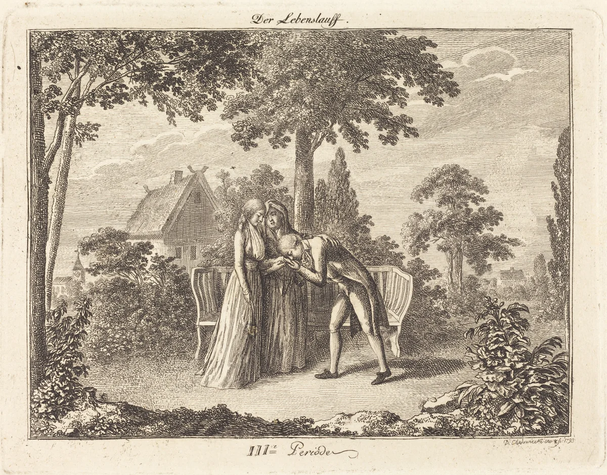Bethrothal by Daniel Nikolaus Chodowiecki, print, 1793