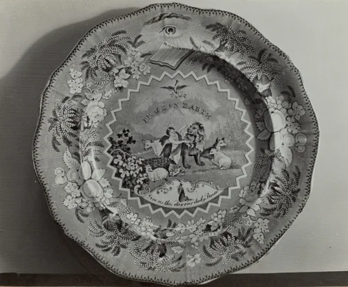 Plate - "Millenium" by Helmut Hiatt, index of american design, 1936