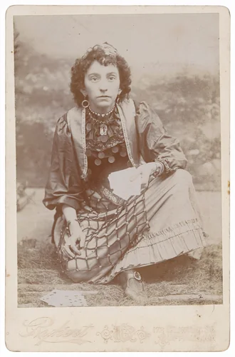 Portrait of a Fortune Teller by Chauncy Rykert, photograph, 1880-1889