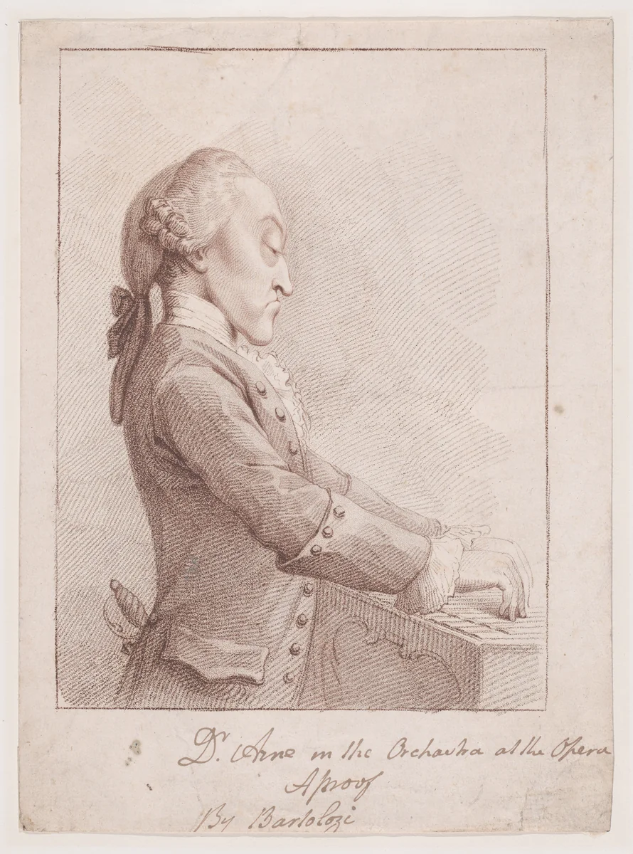 Dr. Arne by Francesco Bartolozzi, print, 1782