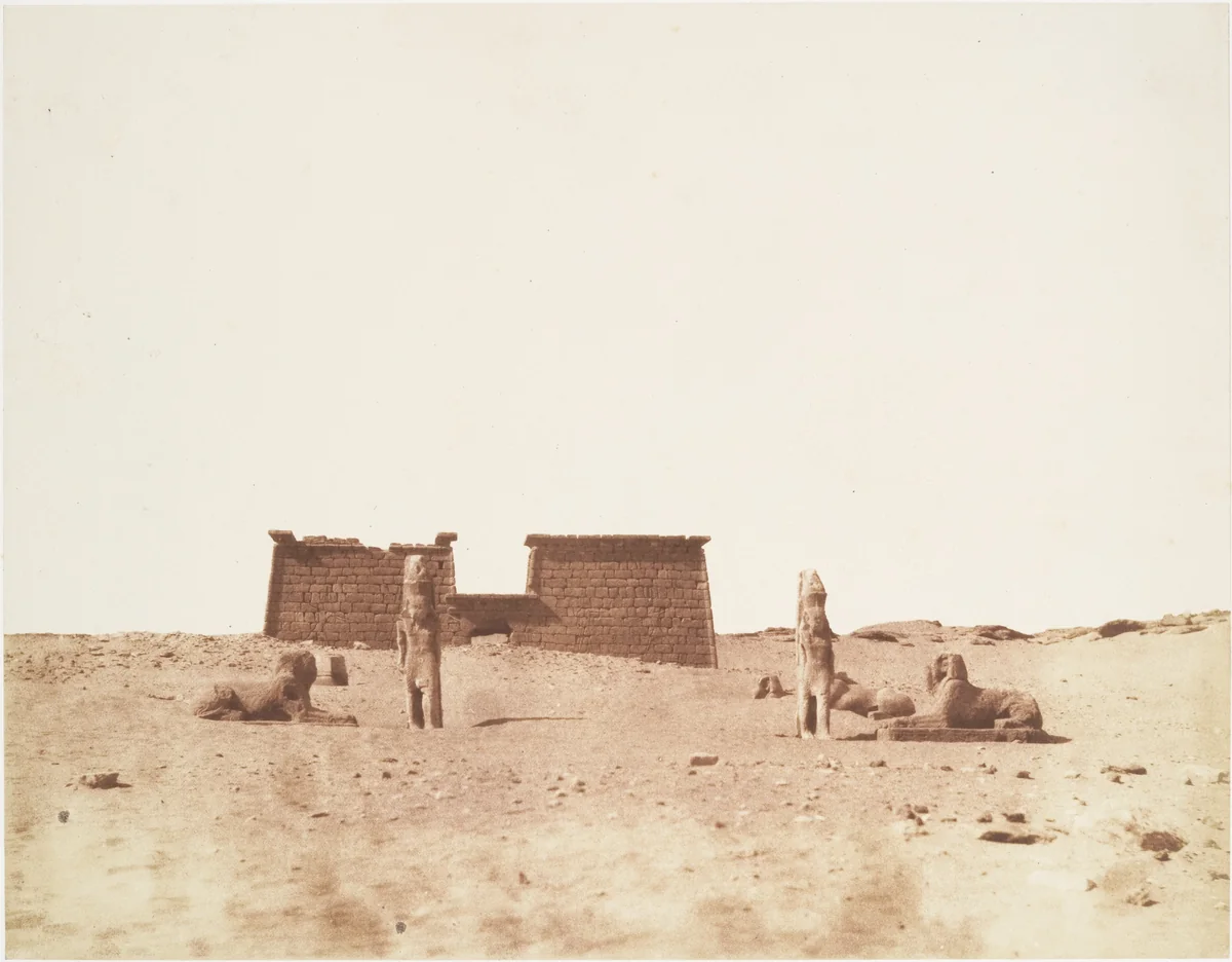 Sébôuah, Vue Générale du Temple by Félix Teynard, photograph, 1851