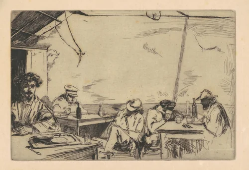 Soupe à Trois Sous by James McNeill Whistler, print, 1859