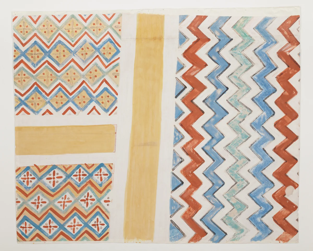 Ceiling on the North Side of Nakht's Offering Chapel by Norman de Garis Davies, artwork, -1410--1370