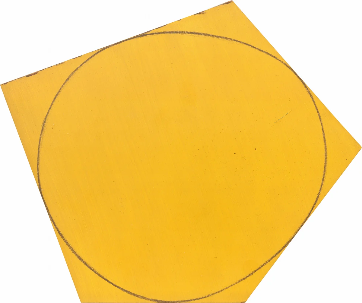 Untitled by Robert Mangold, painting, 1972