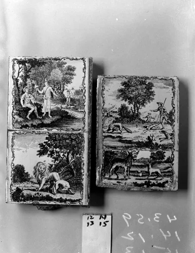 Tile by Guy Green, artwork, 1771-1776