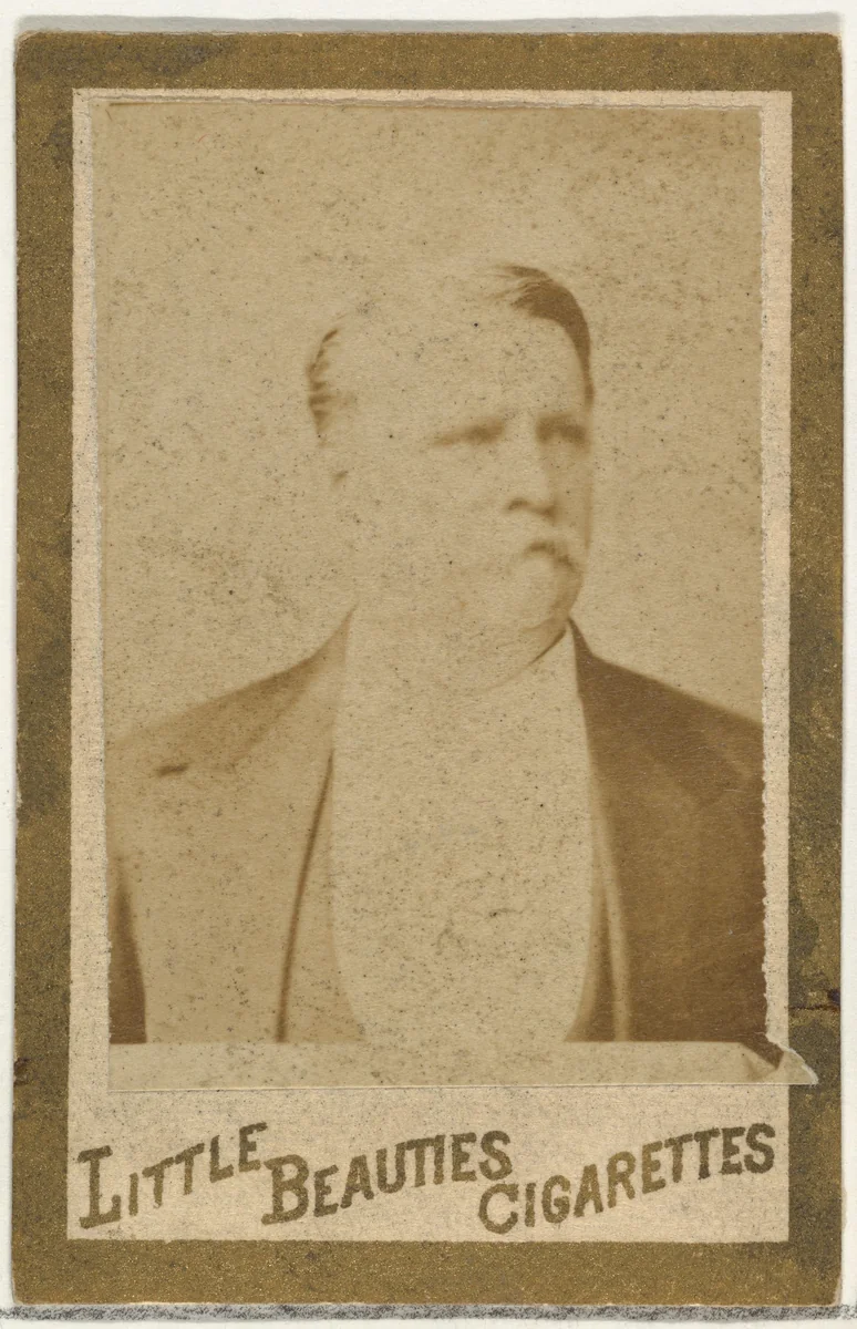 From the Actresses and Celebrities series (N60, Type 1) promoting Little Beauties Cigarettes for Allen & Ginter brand tobacco products by Allen & Ginter, photograph, 1887