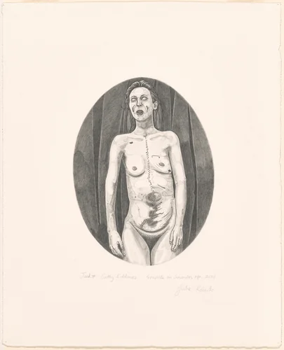 Jack # Cathy Eddowes by Julie Roberts, drawing, 2001