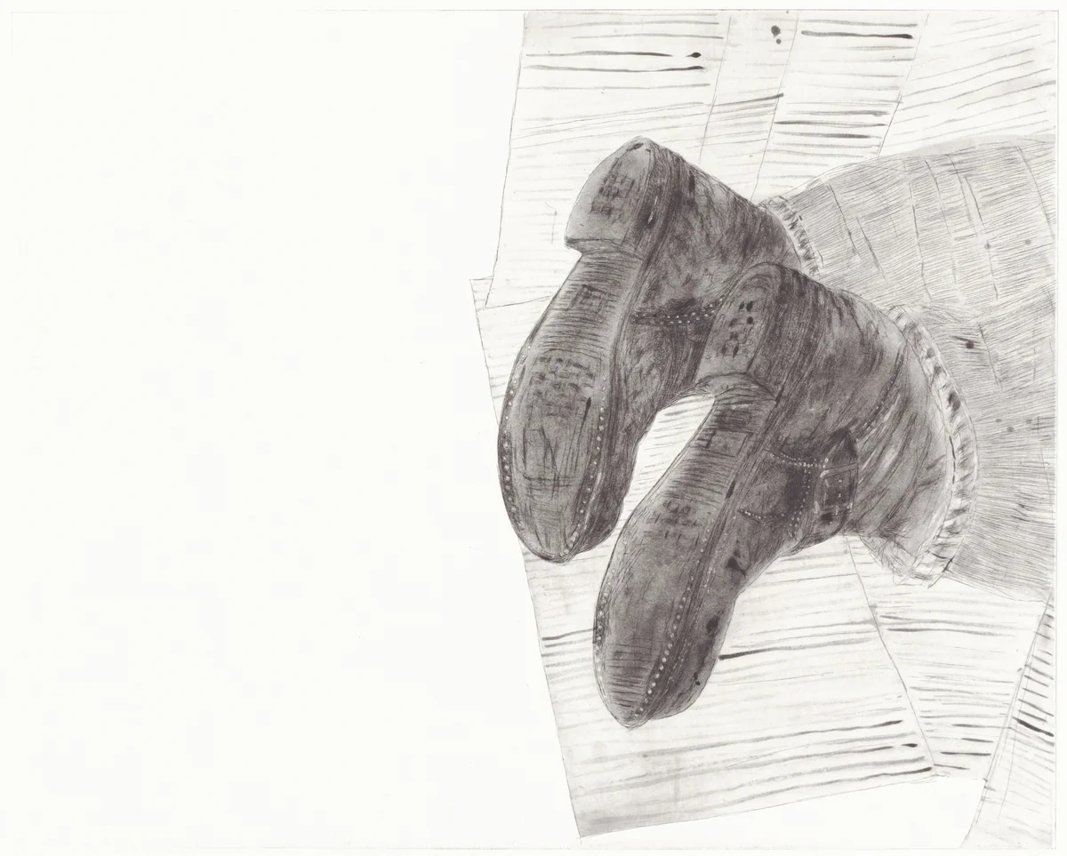 Home [working proof 5] by Kiki Smith, print, 2006