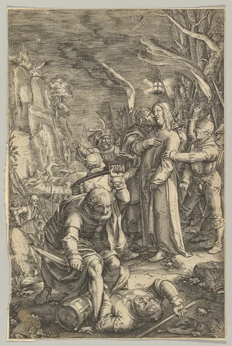 The Betrayal of Christ, from "The Passion of Christ" by Ludovicus Siceram, print, 1618-1628