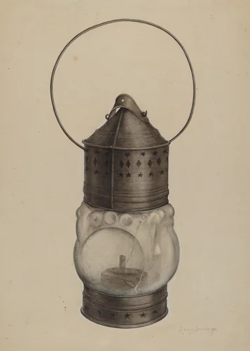 New England Lantern by Harry Jennings, index of american design, 1937