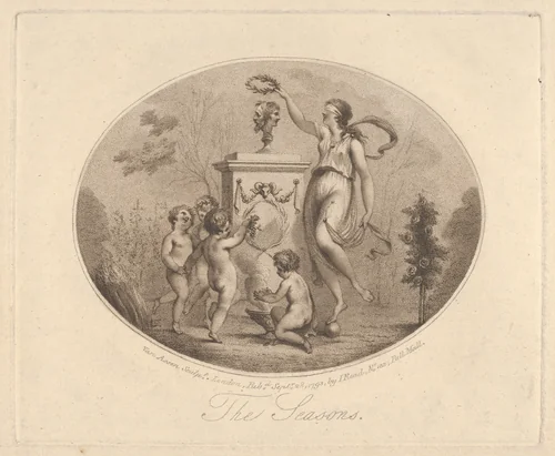 The Seasons by Benedictus Antonio van Assen, print, 1793