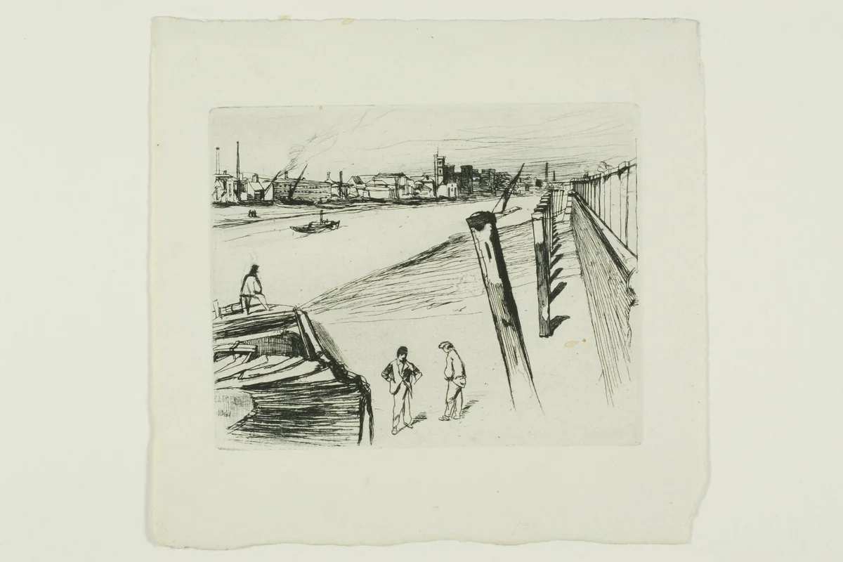 Millbank by James McNeill Whistler, print, 1861