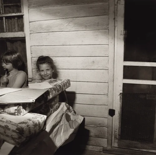 Pat Sabatine's Eighth Birthday Party, Martins Creek, Pennsylvania by Larry Fink, photograph, 1977