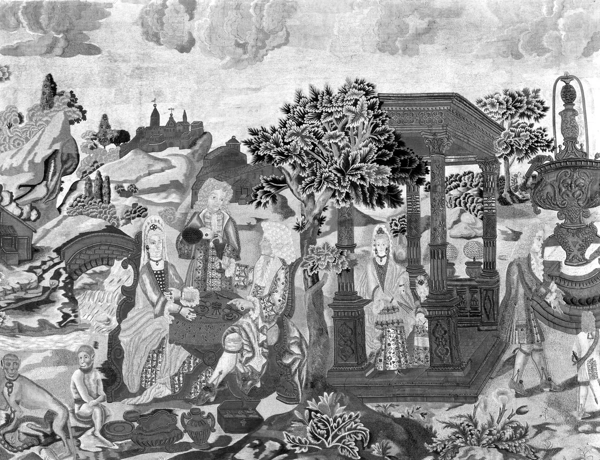 Panel by Portugal, textile, 1601-1700