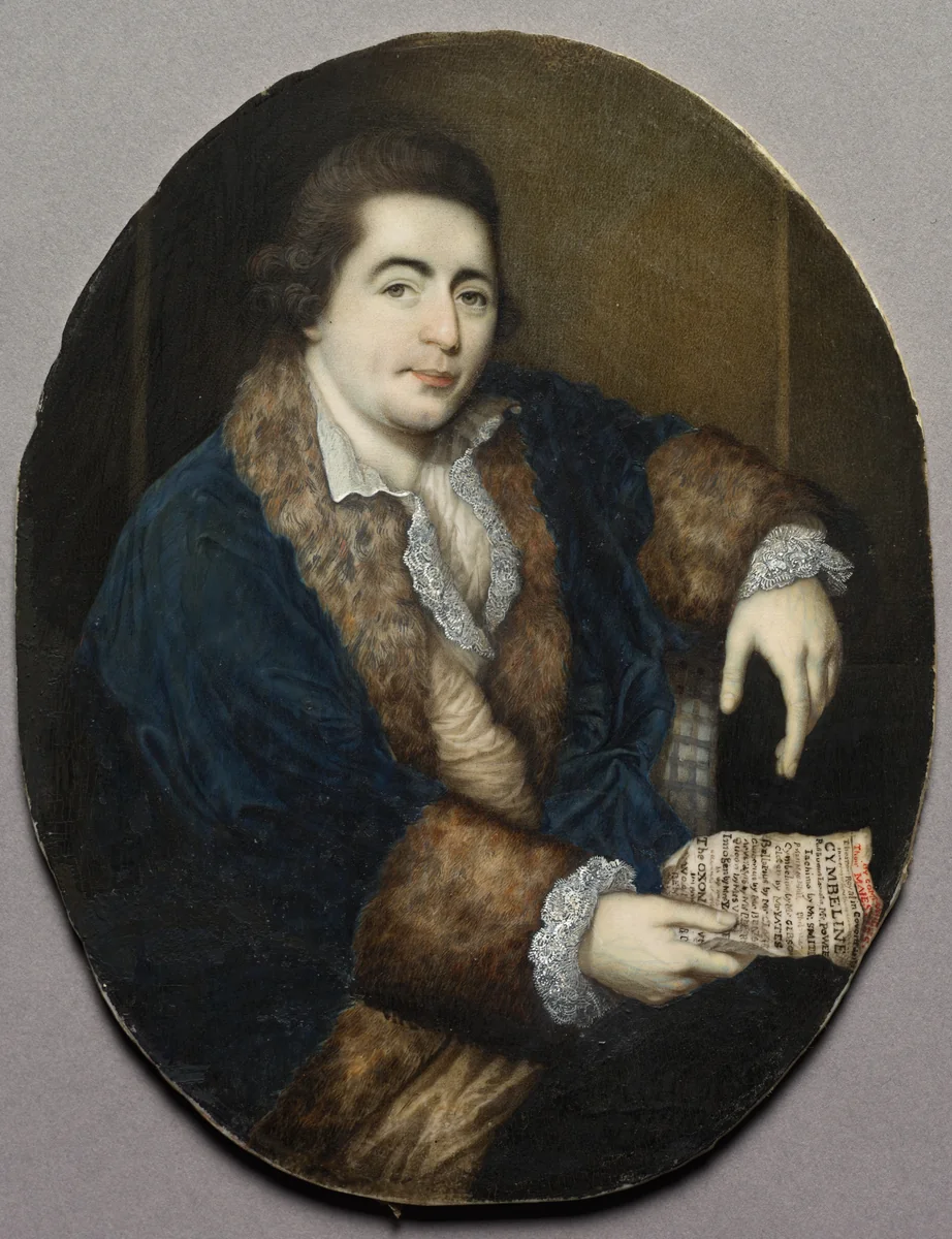 Portrait of William Powell by James Scouler, painting, 1760-1770