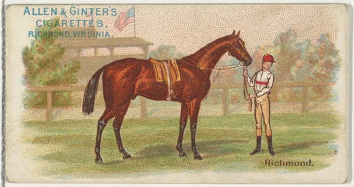 Richmond, from The World's Racers series (N32) for Allen & Ginter Cigarettes by Allen & Ginter, print, 1888