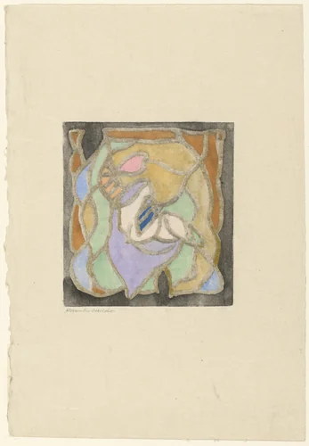 Ornamental Composition (Dekorative Komposition) by Alexander Olbricht, print