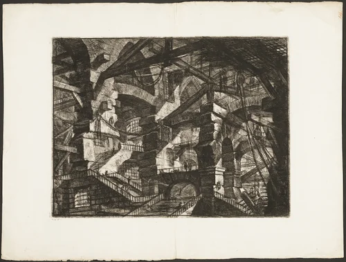 The Gothic Arch, plate 14 from Imaginary Prisons by Giovanni Battista Piranesi, print, 1761