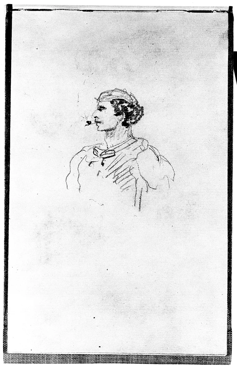 Album de Marine: Sketchbook of 48 folios containing 17 watercolors and 27 black chalk and graphite sketches by Henri de Toulouse-Lautrec, drawing, 1879-1880