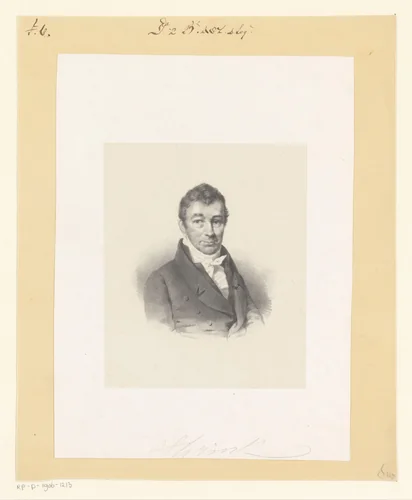 Portret van Antoni Christiaan Wynand Staring van den Wildenborch by anonymous, print, 1822-1845