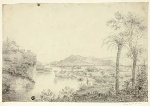 South American Landscape by W. Stubbs, drawing, 1630-1897