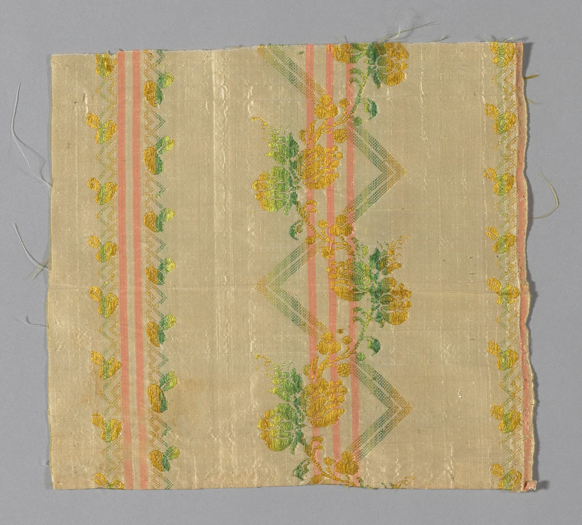 Fragment (Dress Fabric) by France, textile, 1775-1800