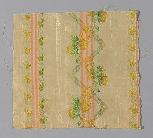 Fragment (Dress Fabric) by France, textile, 1775-1800