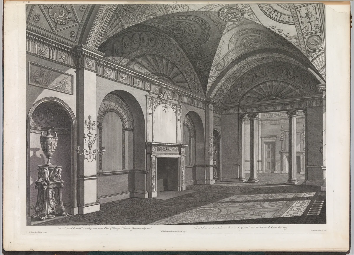 The Works in Architecture of Robert and James Adam, Esquires. Volume II. Containing the Five Following Numbers, viz... and vol. III, Containing the Remainder of the Designs... by Robert Adam, book, 1822