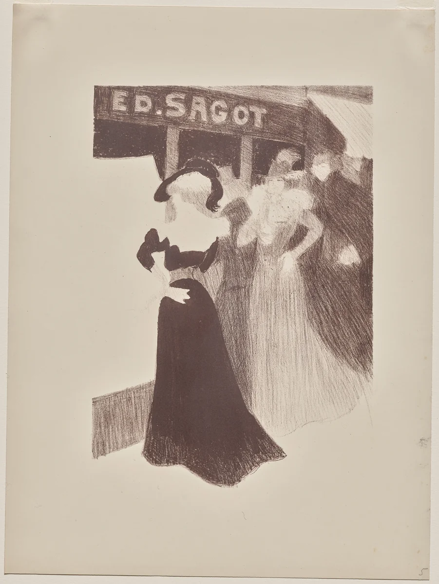 Sagot's Gallery by Georges Alfred Bottini, print, 1898