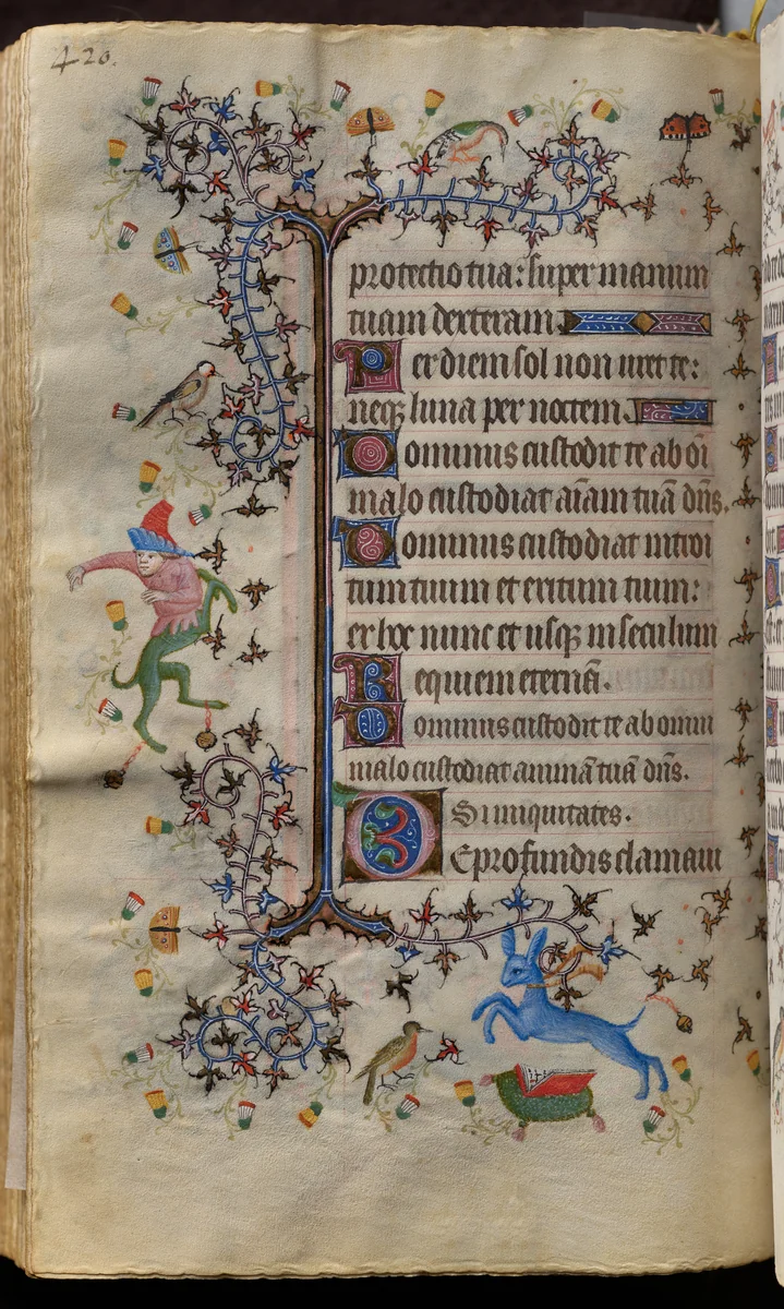Hours of Charles the Noble, King of Navarre (1361-1425): fol. 204v, Text by Master of the Brussels Initials and Associates, book, 1400-1410
