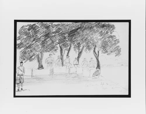 Cattaro (from Sketchbook) by Mary Newbold Sargent, artwork, 1904