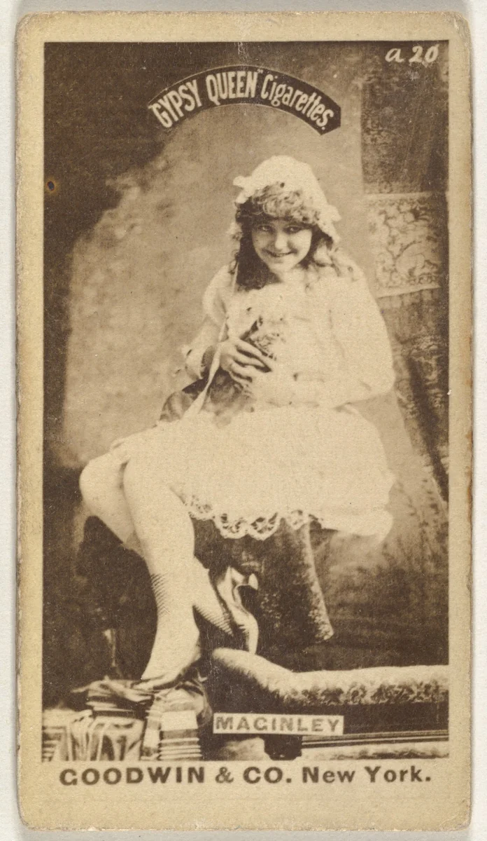 Maginley, from the Actors and Actresses series (N171) for Gypsy Queen Cigarettes by Goodwin & Company, photograph, 1886-1890