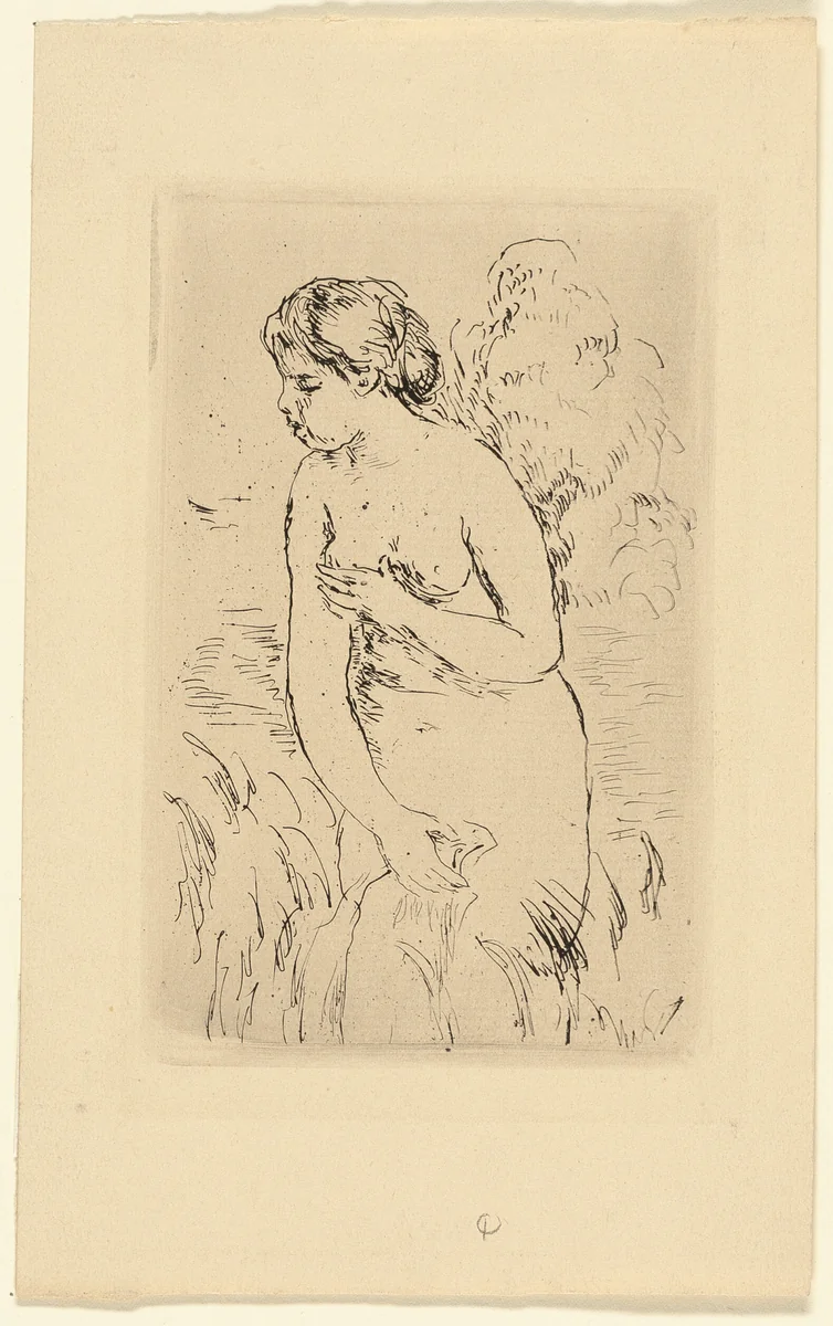Standing Bather by Pierre-Auguste Renoir, print, 1905-1915
