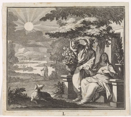 Embleem: zon by Caspar Luyken, print, 1700